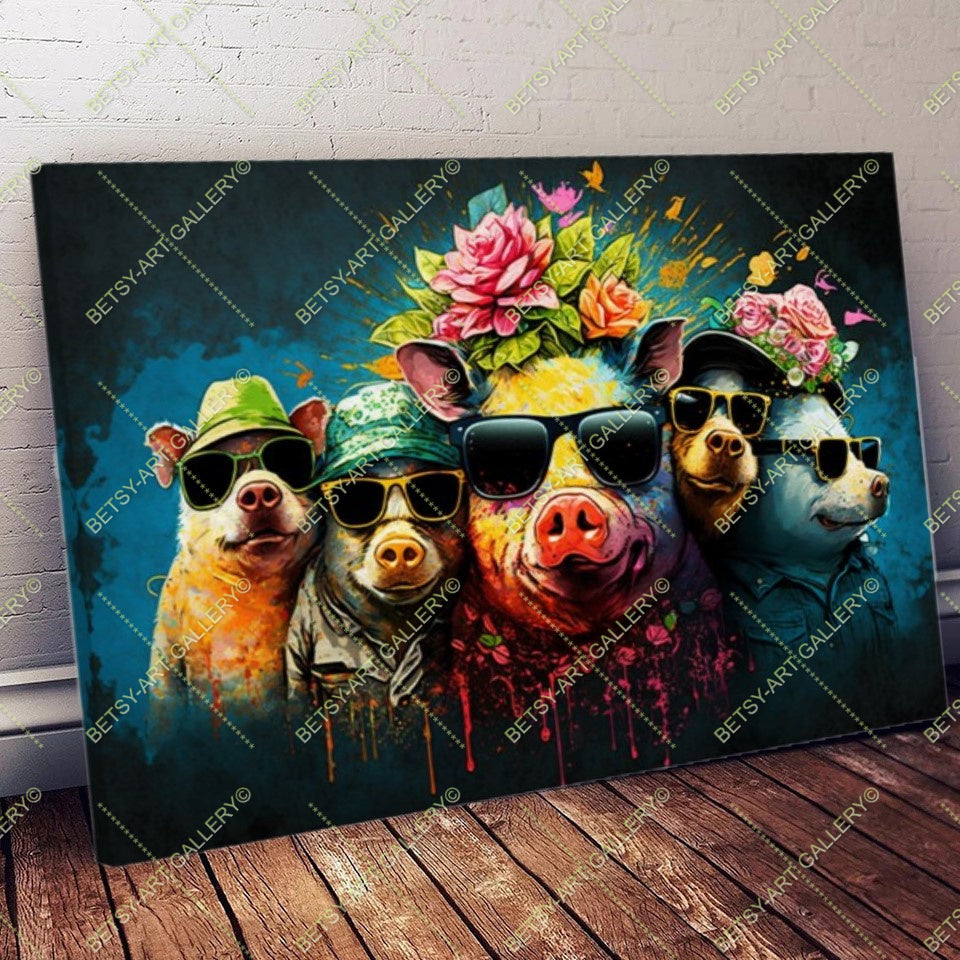 {{ product.title }} canvas artwork by Tanya Mirelle – modern wall decor – original artwork for home, living room, office, or gallery