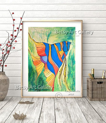 EXTRA LARGE Peinture à l’huile d’empâtement sur toile / Pas de cadre