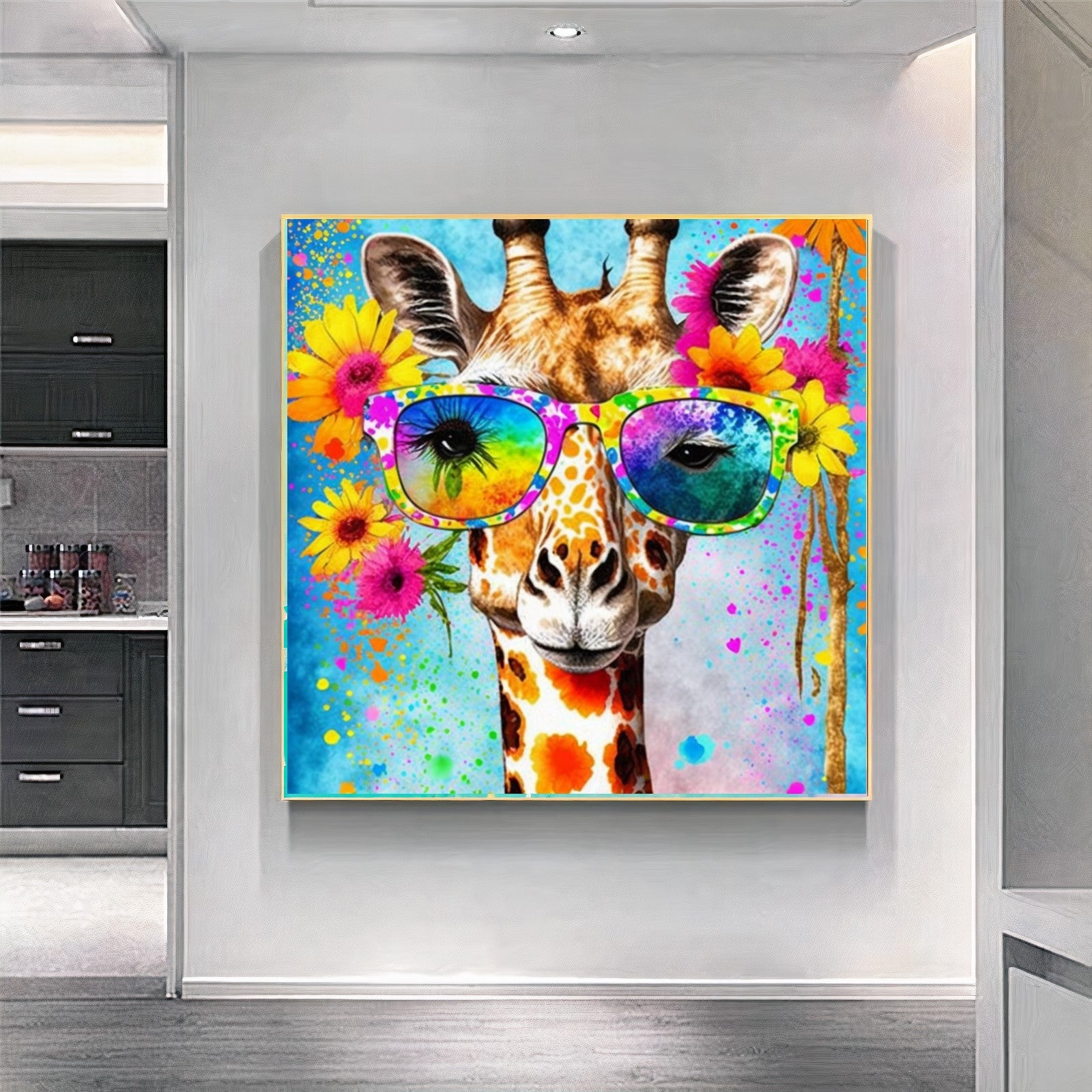 {{ product.title }} canvas artwork by Tanya Mirelle – modern wall decor – original artwork for home, living room, office, or gallery