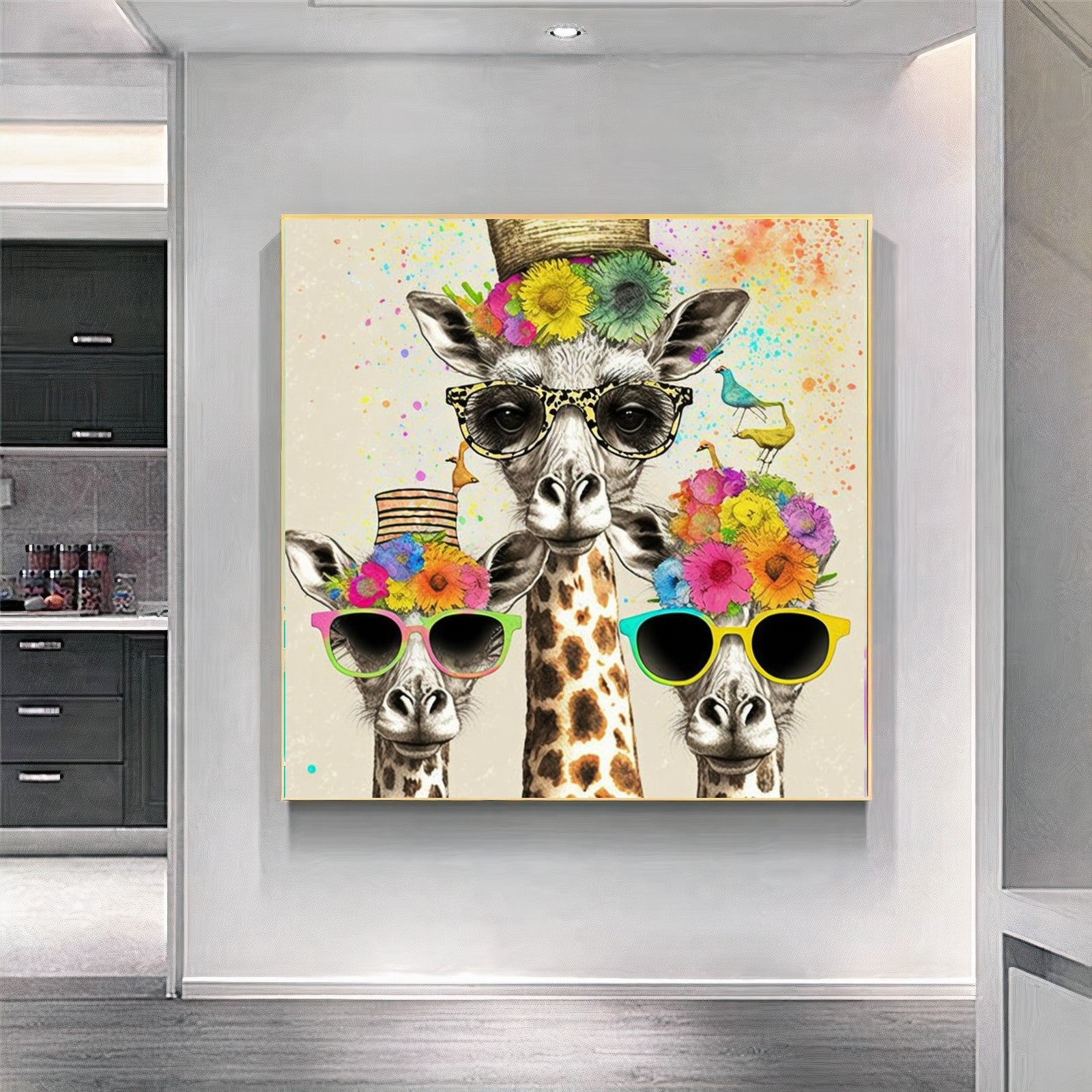 {{ product.title }} canvas artwork by Tanya Mirelle – modern wall decor – original artwork for home, living room, office, or gallery