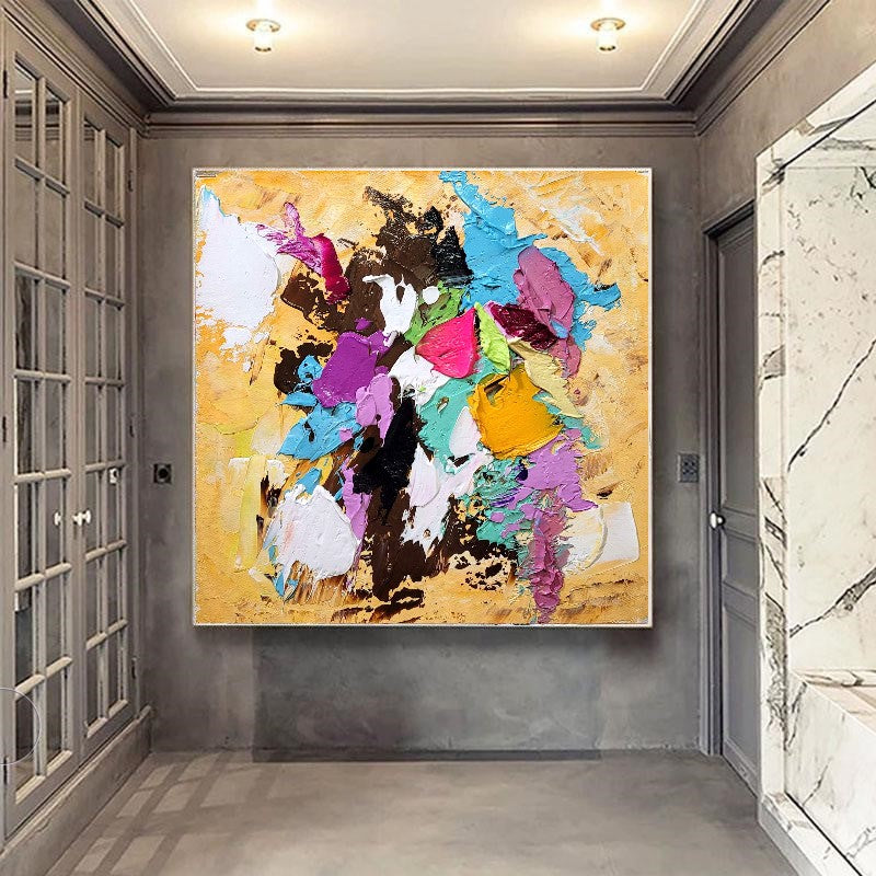 Abstract Wall Art, Modern Impasto Oil Painting on Canvas for Living room – Large – Oil on Canvas – {{ product.title }} canvas artwork by Tanya Mirelle – modern wall decor – original artwork for home, living room, office, or gallery – original artwork by BETSY-ART GALLERY