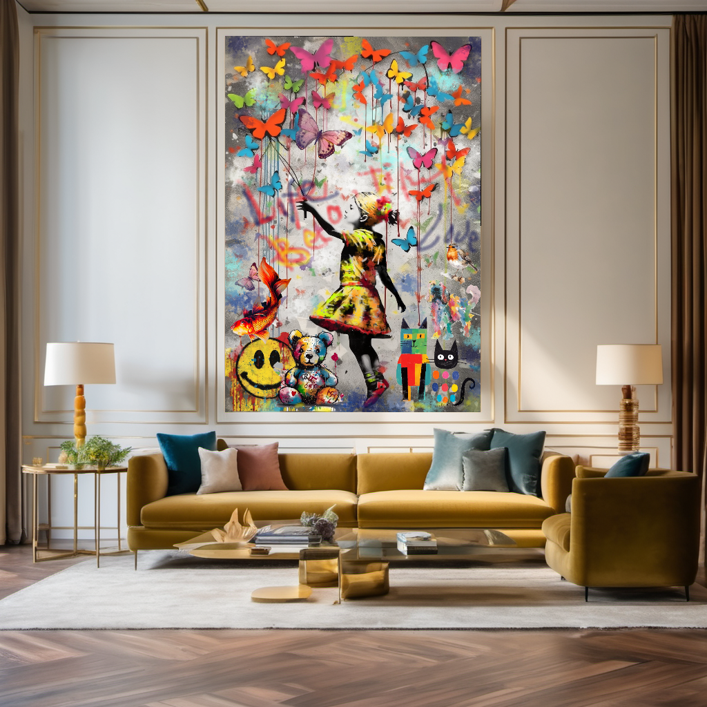 {{ product.title }} canvas artwork by Tanya Mirelle – modern wall decor – original artwork for home, living room, office, or gallery