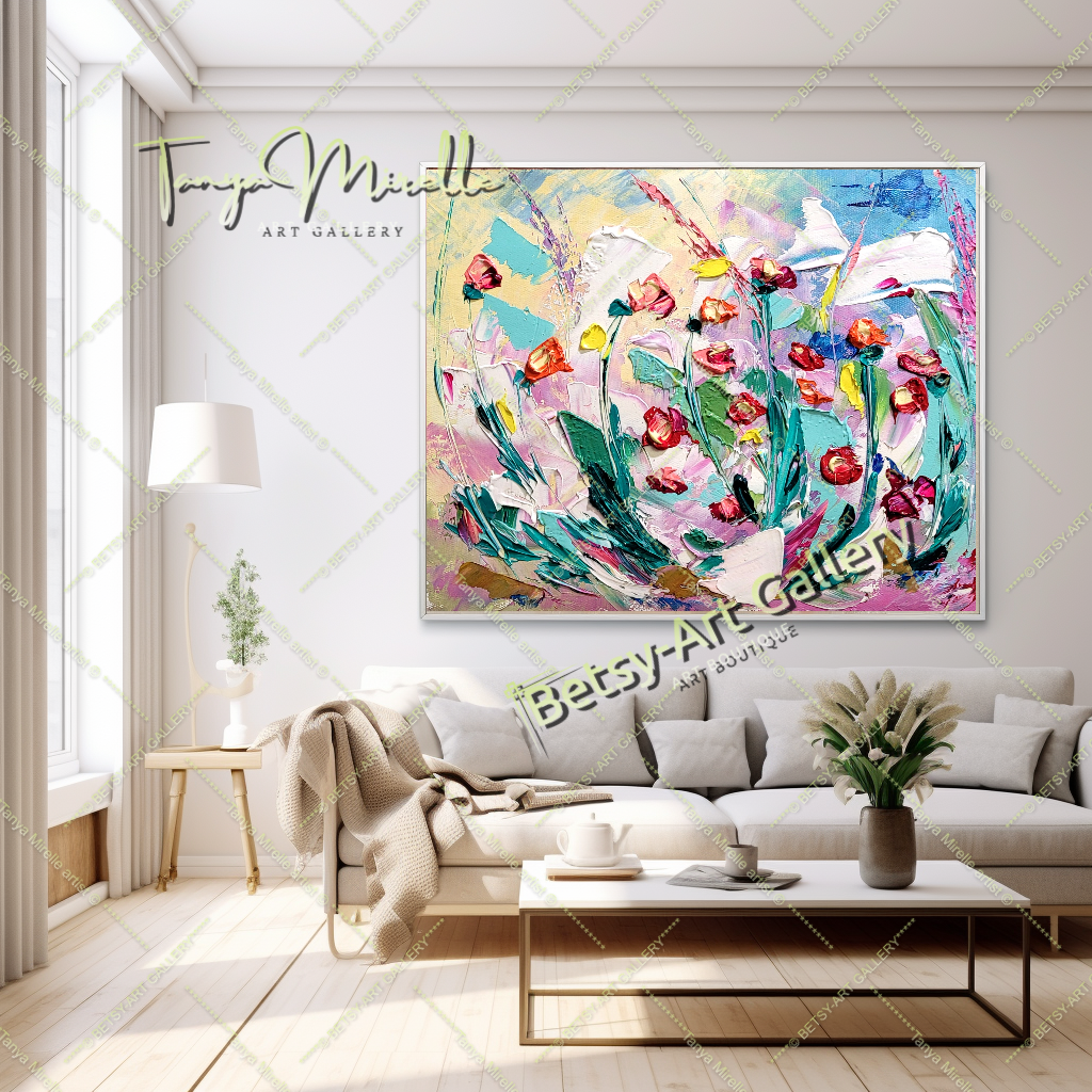 {{ product.title }} canvas artwork by Tanya Mirelle – modern wall decor – original artwork for home, living room, office, or gallery
