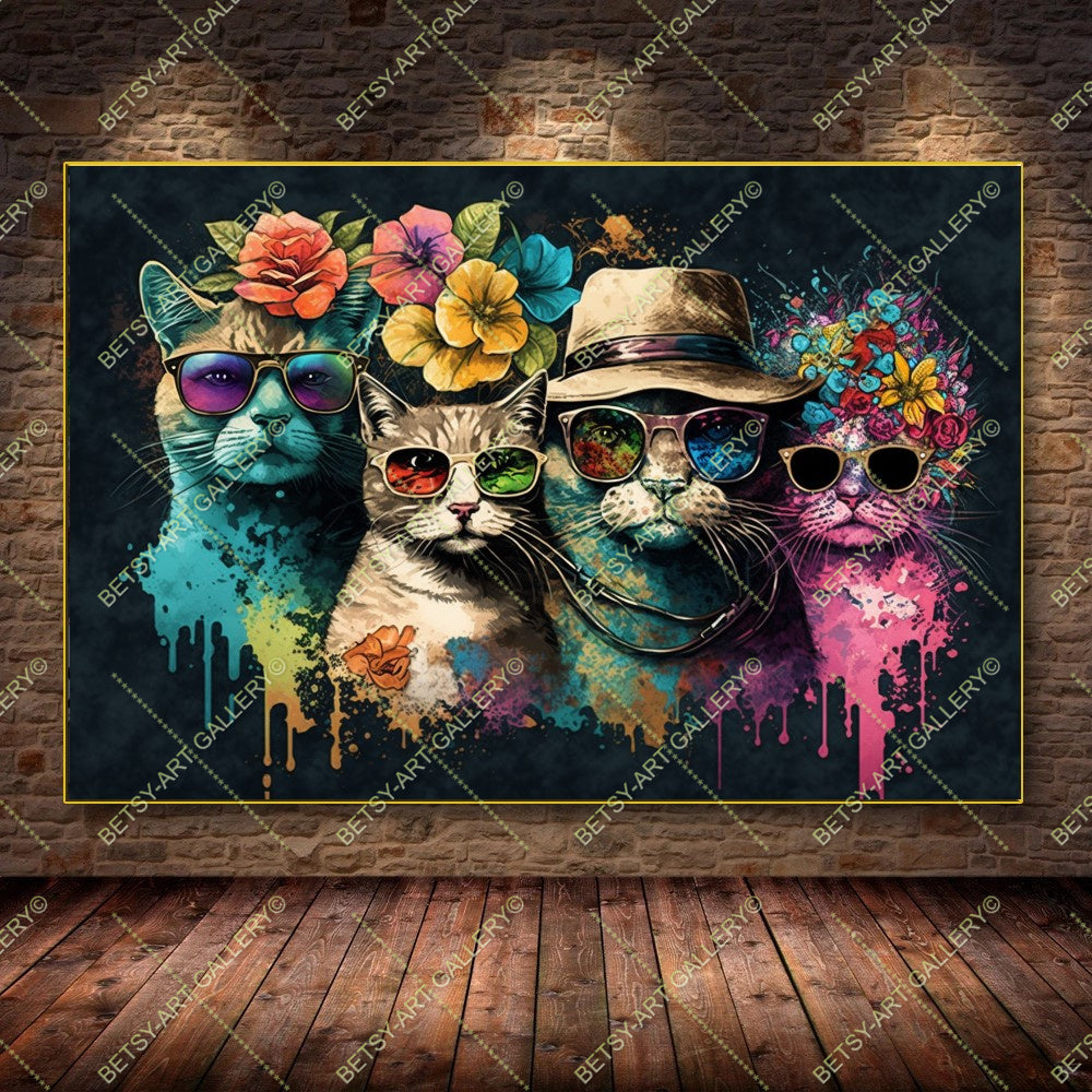 {{ product.title }} canvas artwork by Tanya Mirelle – modern wall decor – original artwork for home, living room, office, or gallery