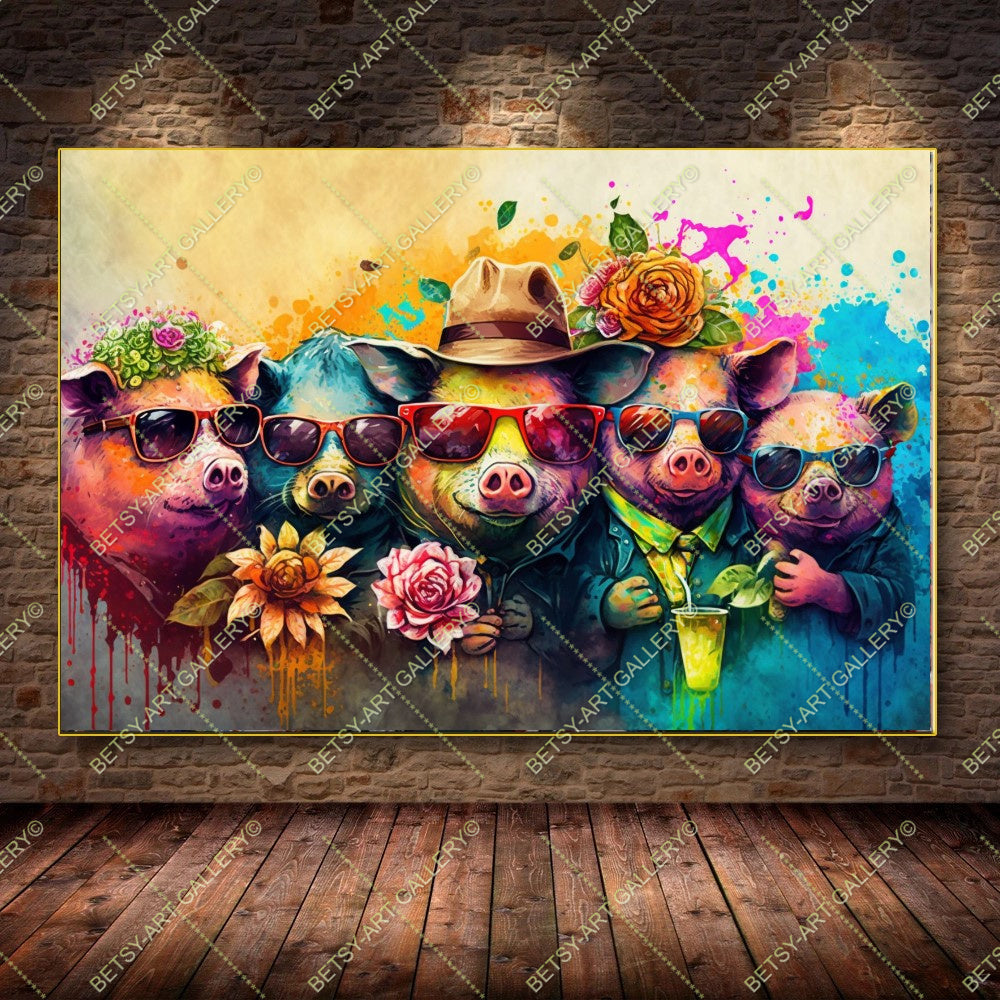 {{ product.title }} canvas artwork by Tanya Mirelle – modern wall decor – original artwork for home, living room, office, or gallery