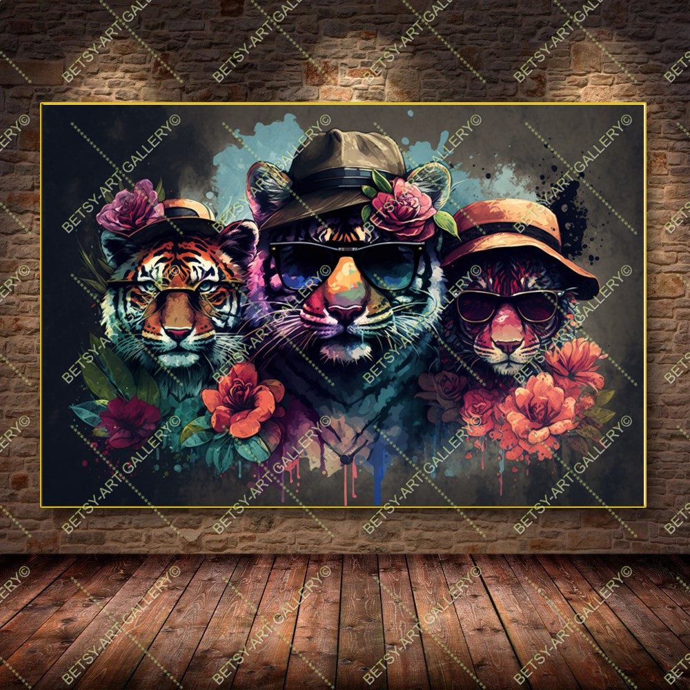 {{ product.title }} canvas artwork by Tanya Mirelle – modern wall decor – original artwork for home, living room, office, or gallery