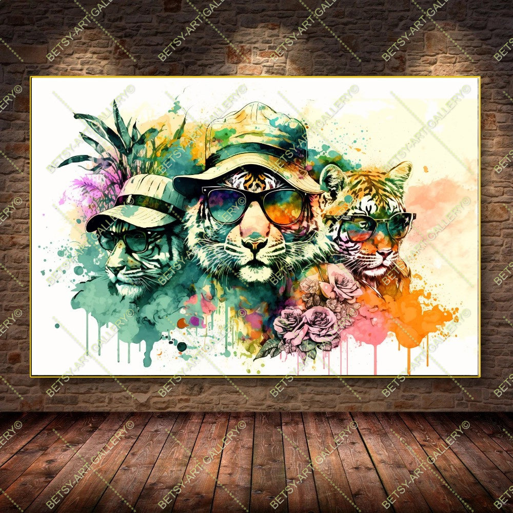 {{ product.title }} canvas artwork by Tanya Mirelle – modern wall decor – original artwork for home, living room, office, or gallery