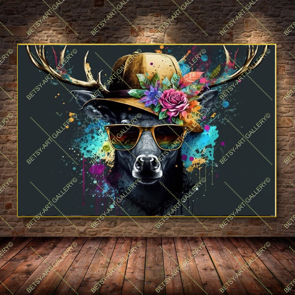 {{ product.title }} canvas artwork by Tanya Mirelle – modern wall decor – original artwork for home, living room, office, or gallery