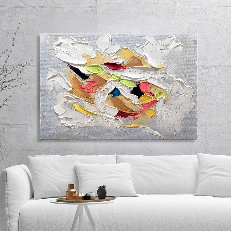 Modern Abstract Art for Living room, Impasto Oil Painting on Canvas