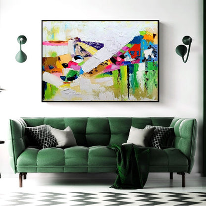 Large Modern Abstract Art for Living room, Impasto Oil Painting on Canvas