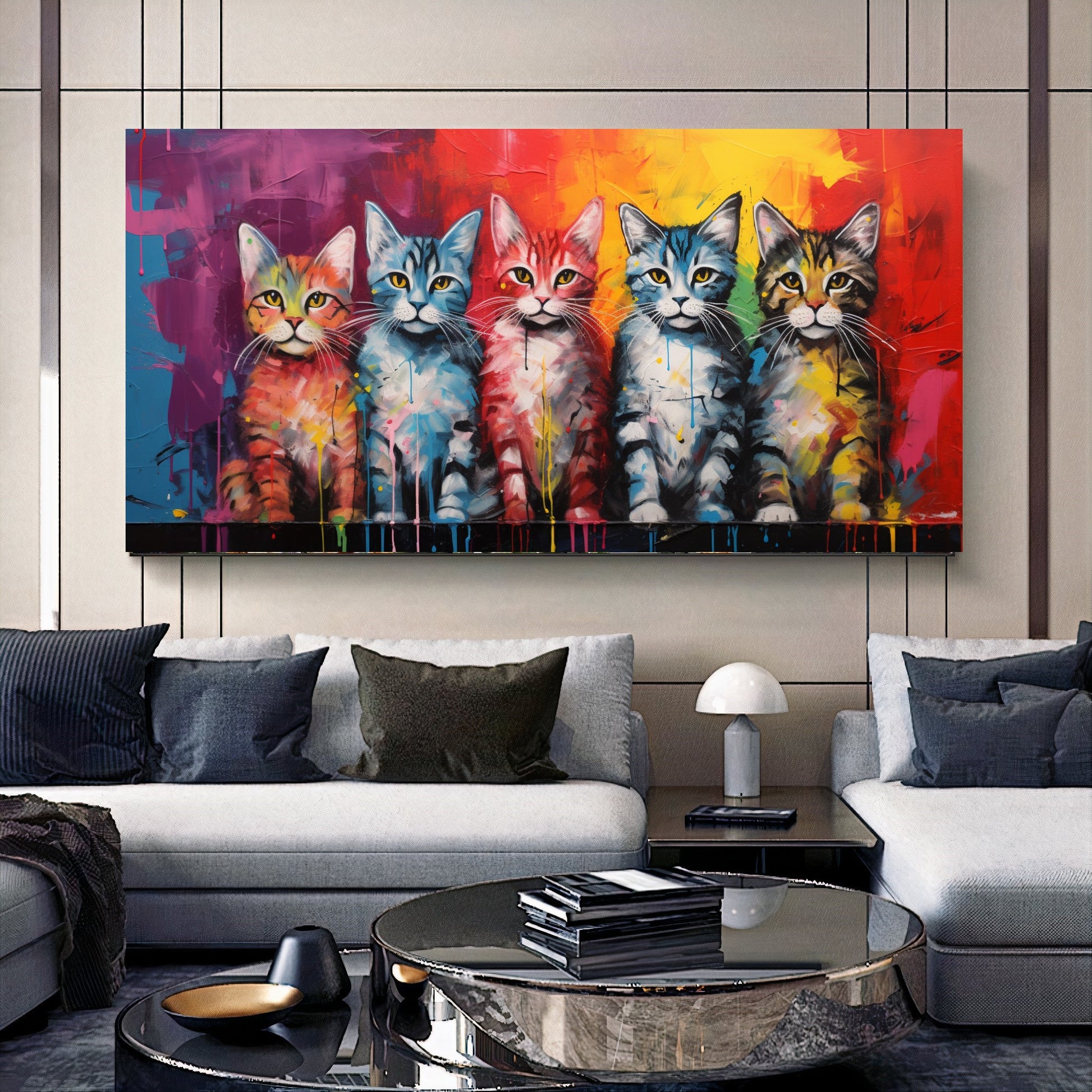 {{ product.title }} canvas artwork by Tanya Mirelle – modern wall decor – original artwork for home, living room, office, or gallery