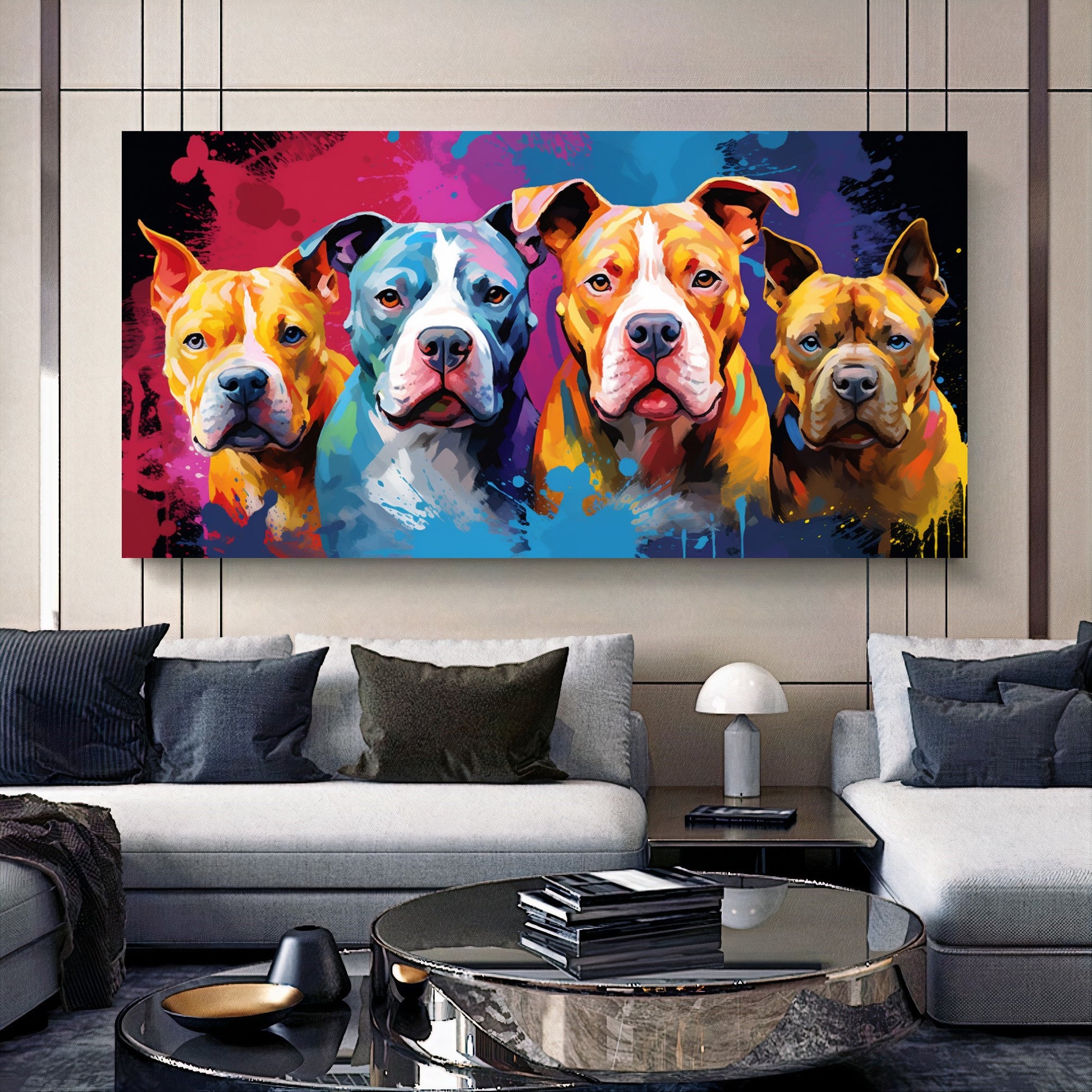 {{ product.title }} canvas artwork by Tanya Mirelle – modern wall decor – original artwork for home, living room, office, or gallery