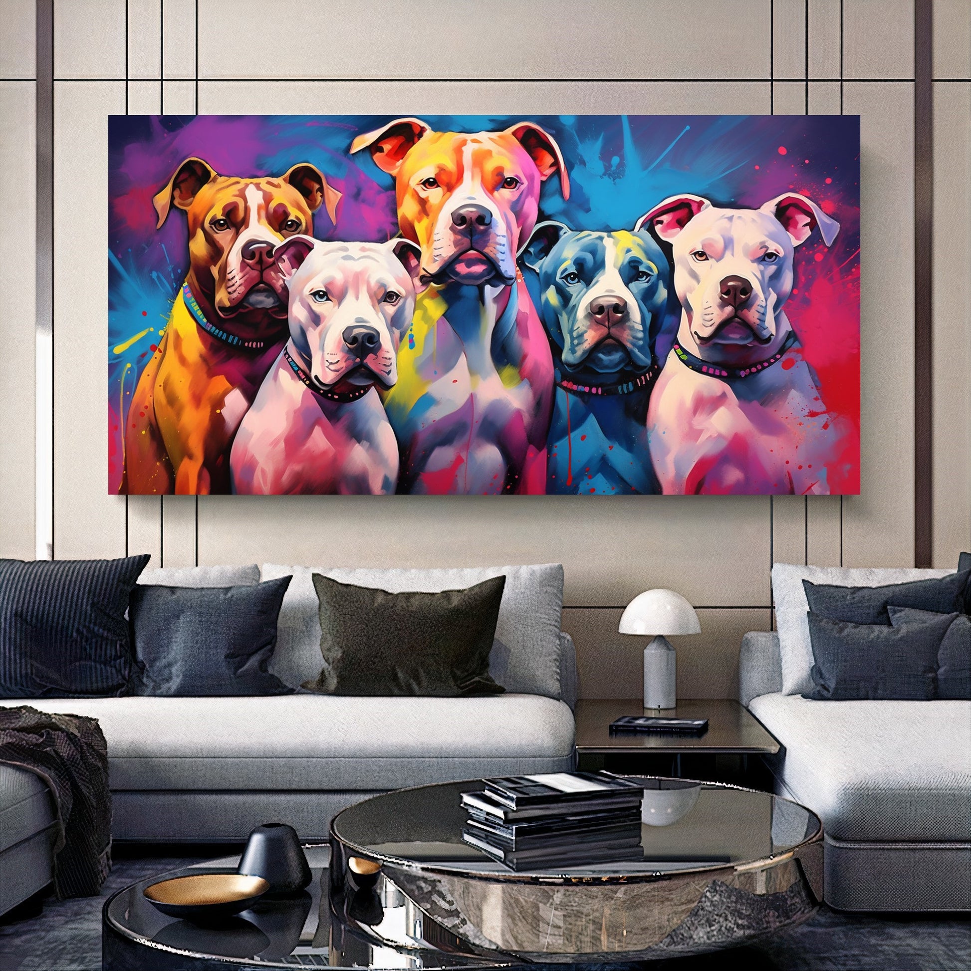 {{ product.title }} canvas artwork by Tanya Mirelle – modern wall decor – original artwork for home, living room, office, or gallery