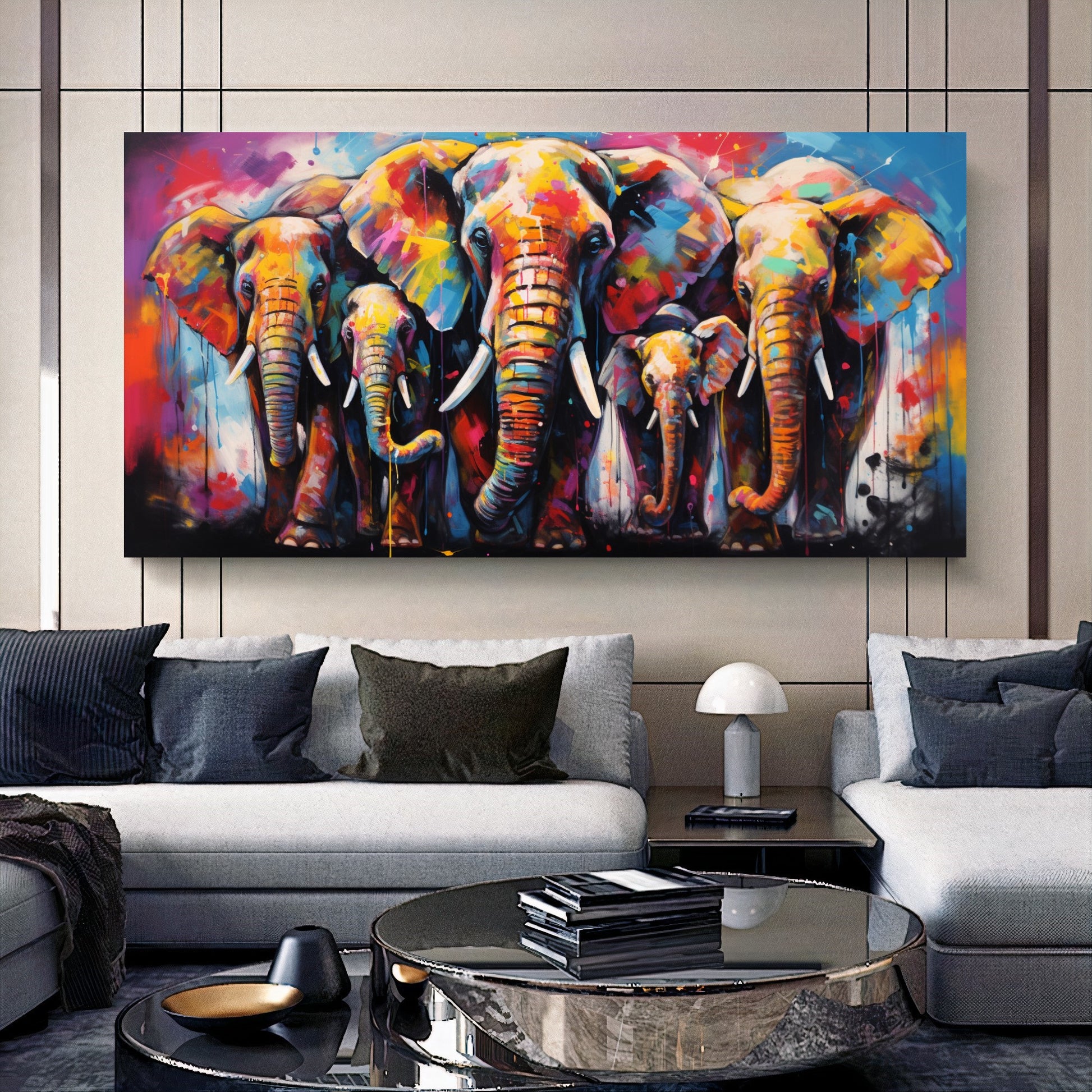 {{ product.title }} canvas artwork by Tanya Mirelle – modern wall decor – original artwork for home, living room, office, or gallery