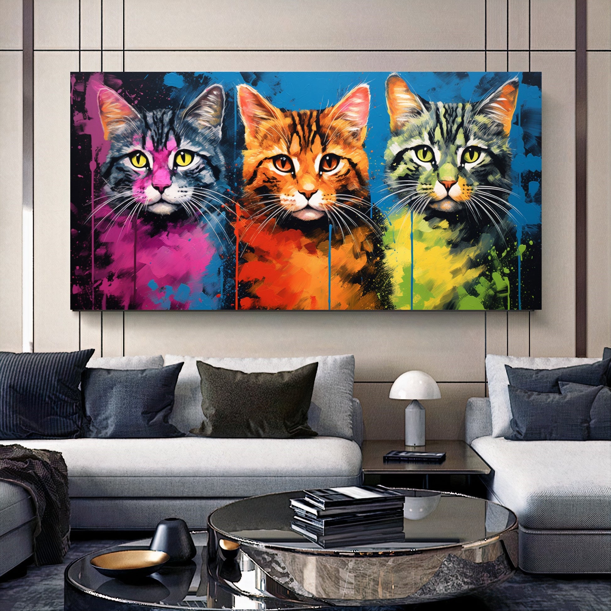 {{ product.title }} canvas artwork by Tanya Mirelle – modern wall decor – original artwork for home, living room, office, or gallery