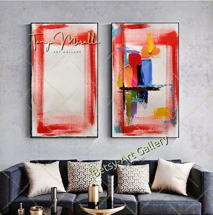 {{ product.title }} canvas artwork by Tanya Mirelle – modern wall decor – original artwork for home, living room, office, or gallery