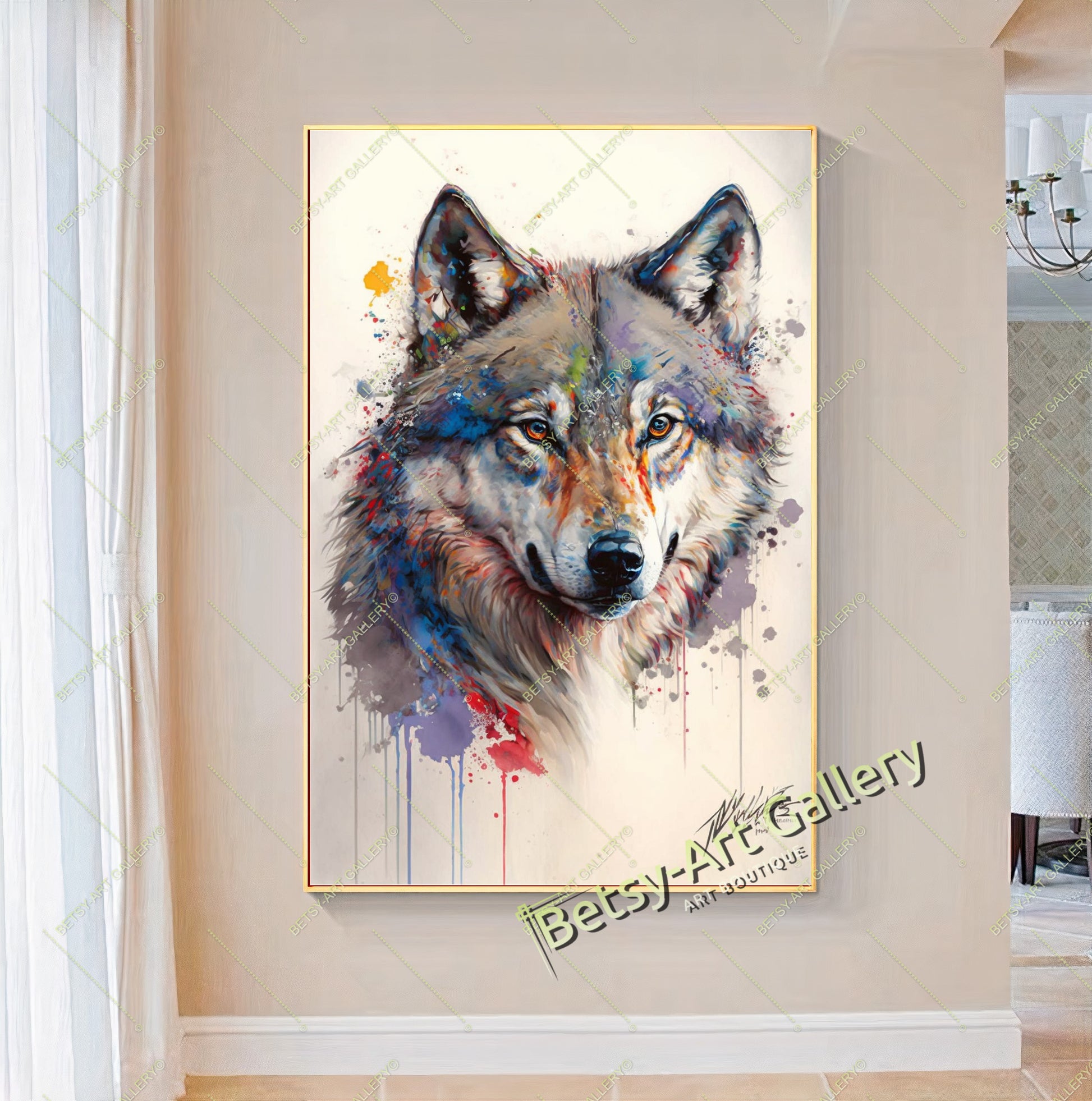 {{ product.title }} canvas artwork by Tanya Mirelle – modern wall decor – original artwork for home, living room, office, or gallery