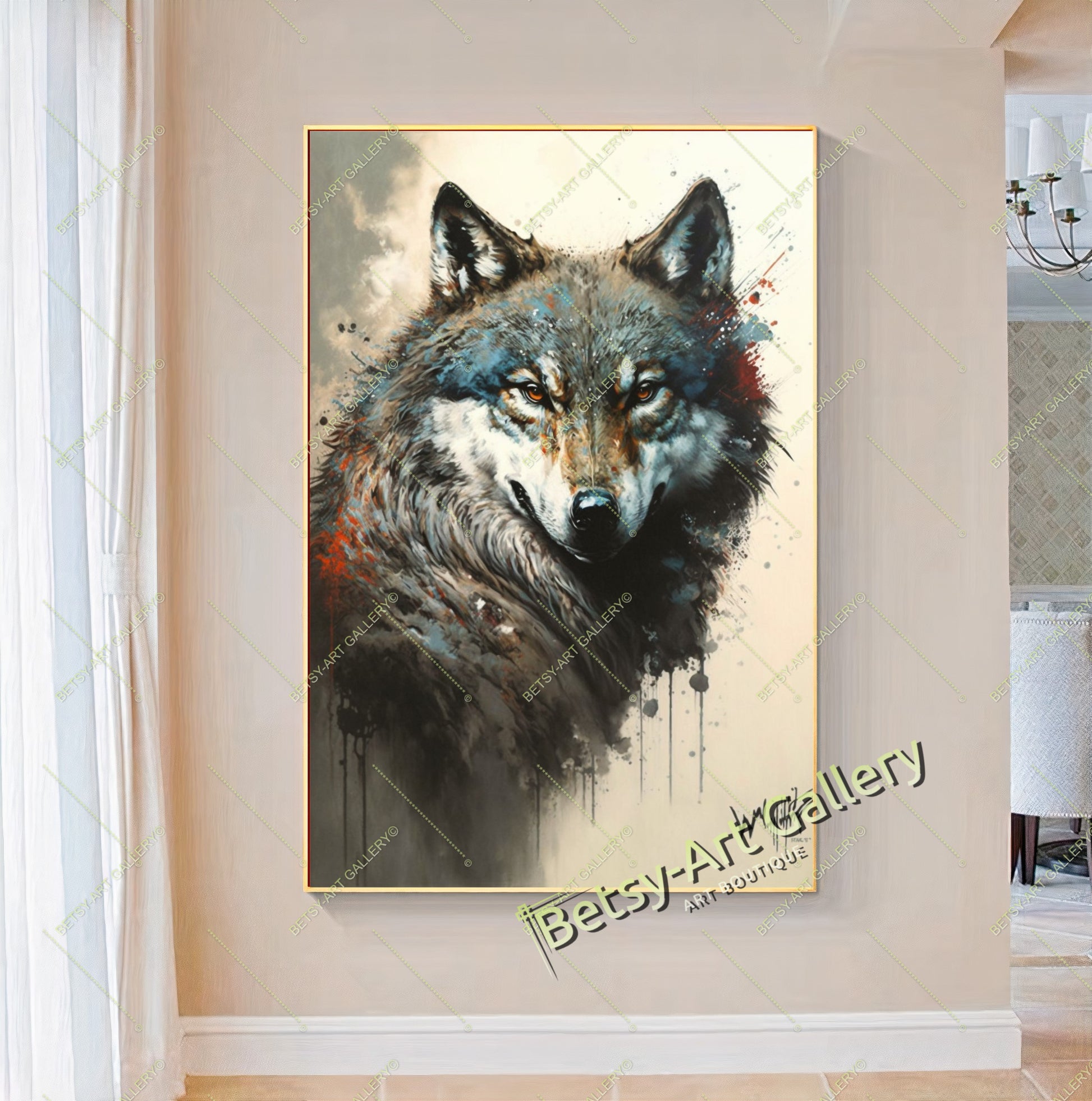 {{ product.title }} canvas artwork by Tanya Mirelle – modern wall decor – original artwork for home, living room, office, or gallery
