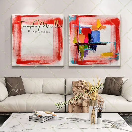 {{ product.title }} canvas artwork by Tanya Mirelle – modern wall decor – original artwork for home, living room, office, or gallery