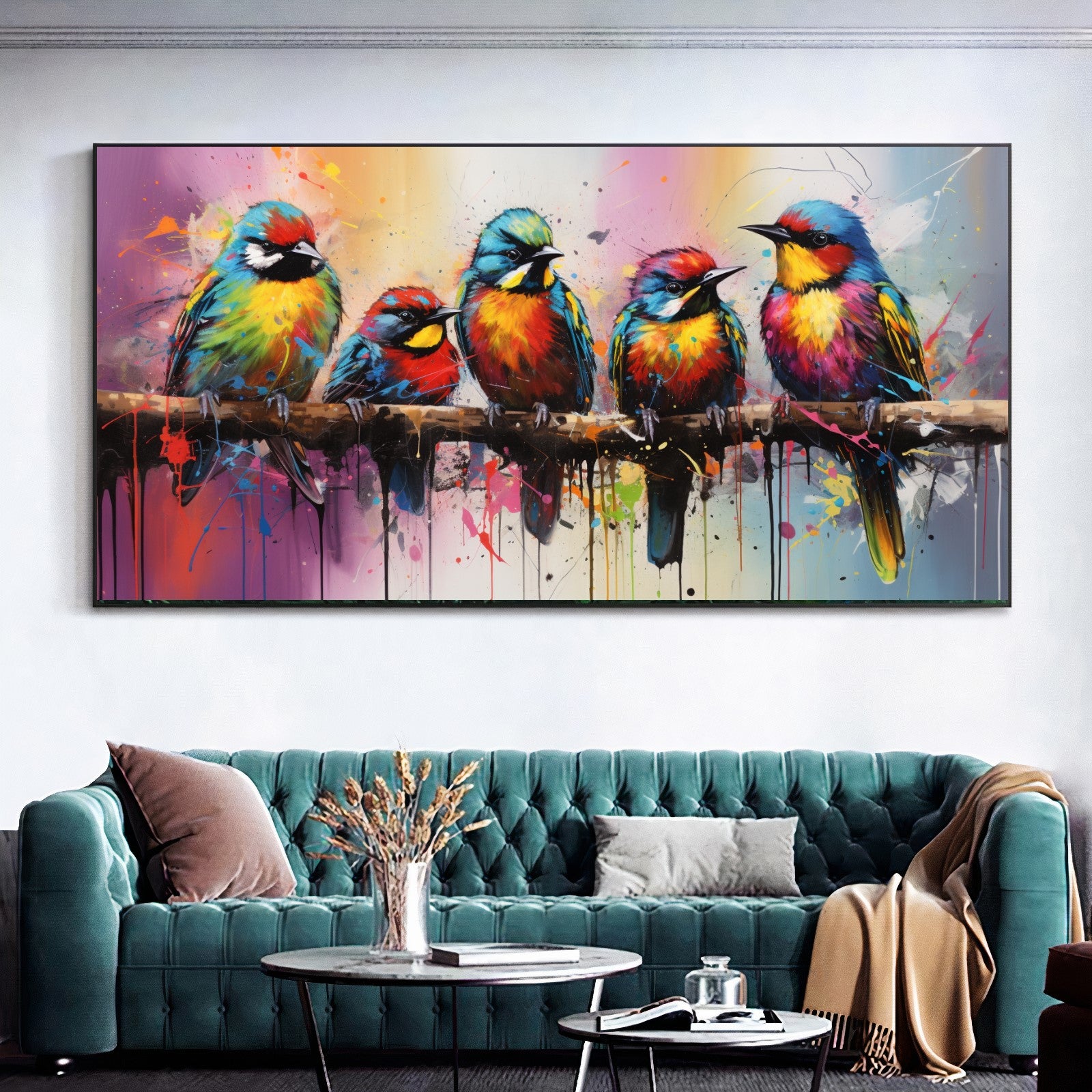 {{ product.title }} canvas artwork by Tanya Mirelle – modern wall decor – original artwork for home, living room, office, or gallery