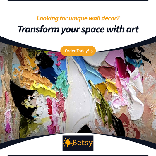 Custom Modern Impasto Abstract Oil Painting, Hand-Painted Wall Art