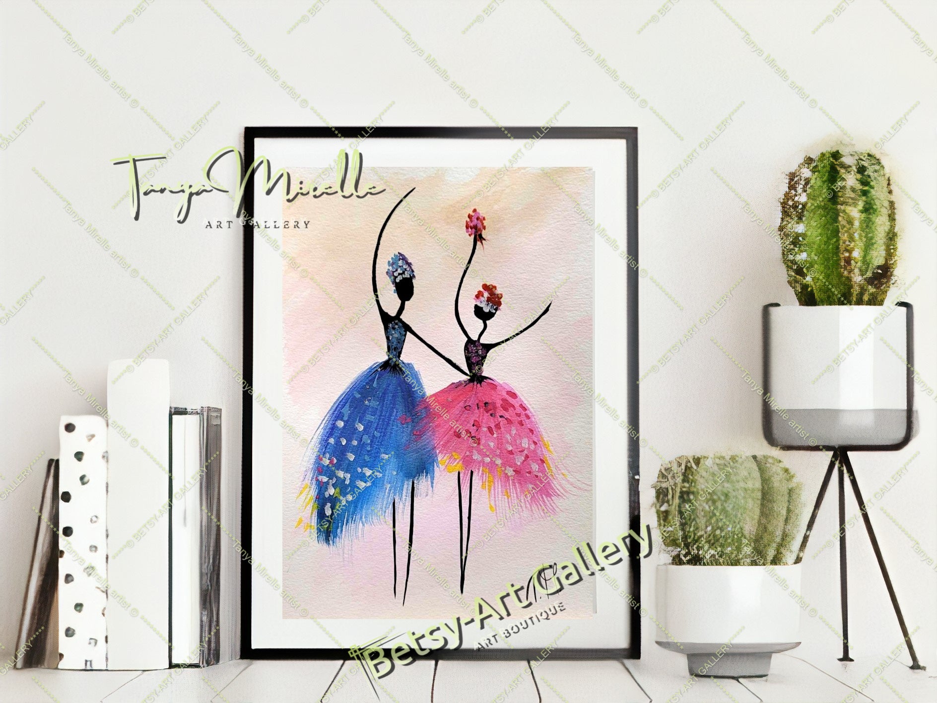 Ballerina Dance Art, Original Watercolor Ballet Painting, No Frame {{ shop_name }}watercolor abstract dance print art for girls Ballerina Dance ballerina print ballet decor ballet painting birthday gift colorful painting dance wall art dancer illustration dancer wall art elegant art gift for mom paper painting small painting watercolor art watercolor painting