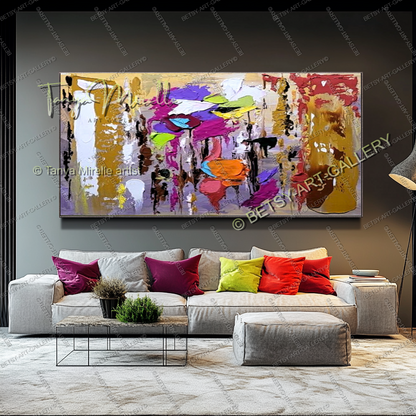 {{ product.title }} canvas artwork by Tanya Mirelle – modern wall decor – original artwork for home, living room, office