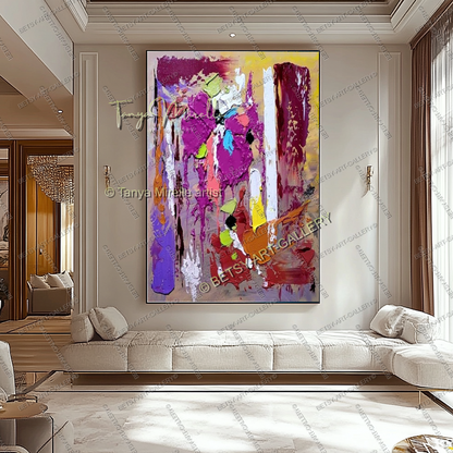 {{ product.title }} canvas artwork by Tanya Mirelle – modern wall decor – original artwork for home, living room, office