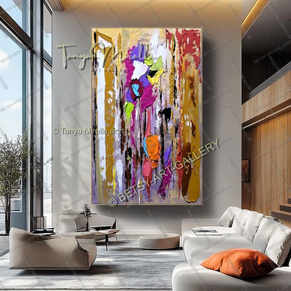 {{ product.title }} canvas artwork by Tanya Mirelle – modern wall decor – original artwork for home, living room, office