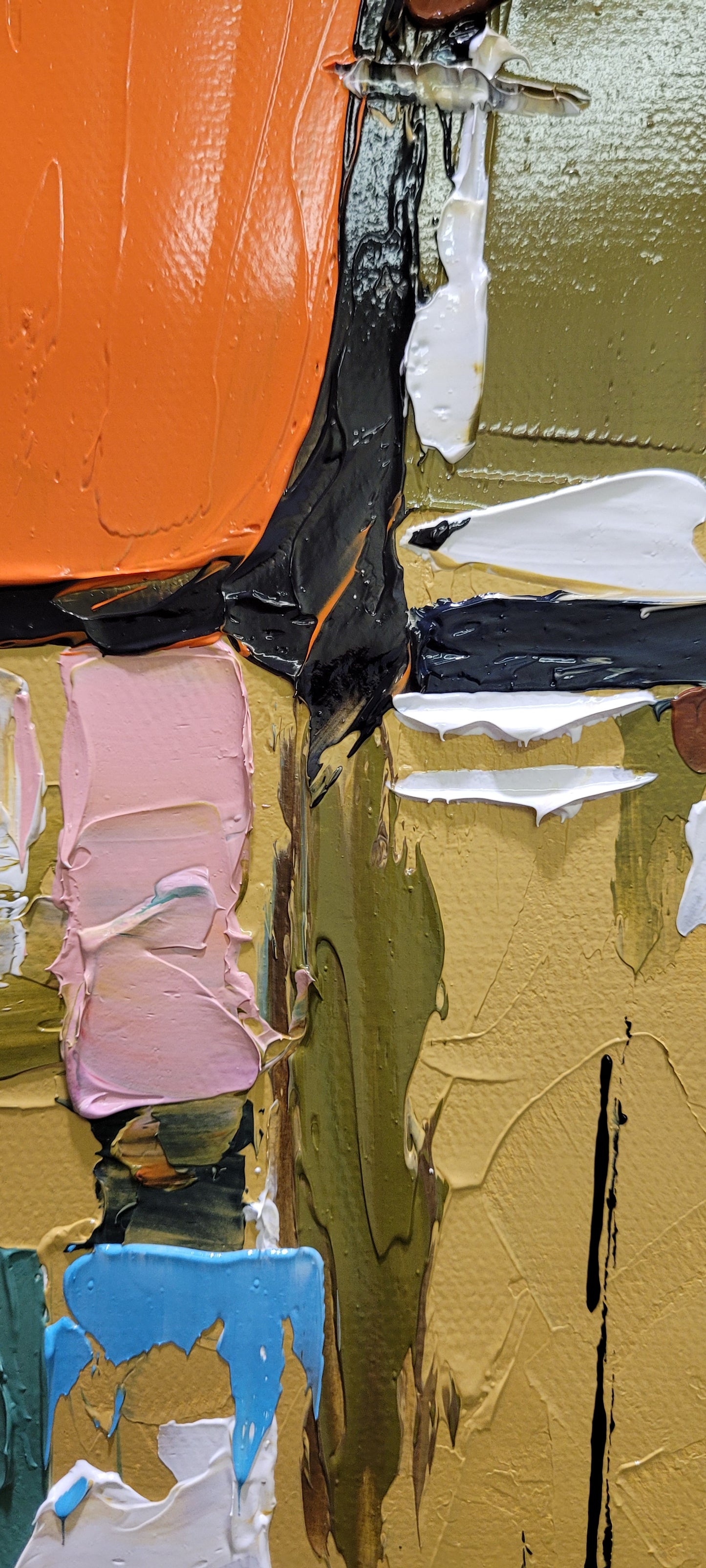 Minimalist Landscape Artwork – Impasto Abstract Painting