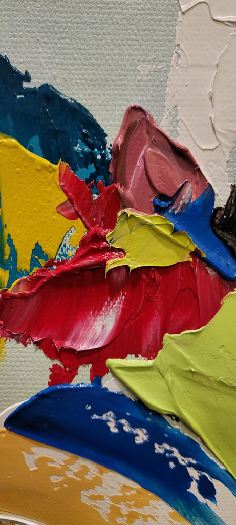 Colorful Modern Abstract Wall Art for Living room, Impasto Oil Painting on Canvas – Large – Oil on Canvas – {{ product.title }} canvas artwork by Tanya Mirelle – modern wall decor – original artwork for home, living room, office, or gallery – original artwork by BETSY-ART GALLERY