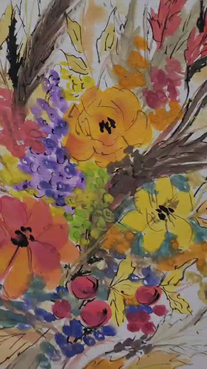 EXTRA LARGE Peinture à l’huile d’empâtement sur toile / Pas de cadre