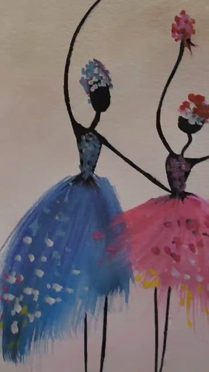 EXTRA LARGE Peinture à l’huile d’empâtement sur toile / Pas de cadre