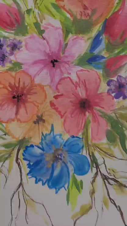 EXTRA LARGE Peinture à l’huile d’empâtement sur toile / Pas de cadre