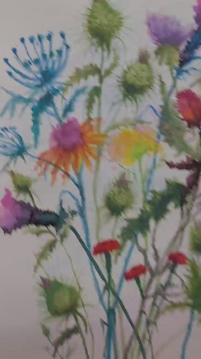 EXTRA LARGE Peinture à l’huile d’empâtement sur toile / Pas de cadre