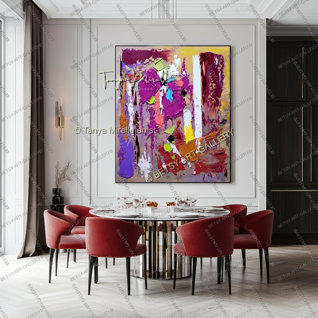 {{ product.title }} canvas artwork by Tanya Mirelle – modern wall decor – original artwork for home, living room, office