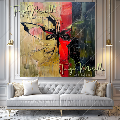 Large Abstract Oil Painting on Canvas, Modern Wall Art #208