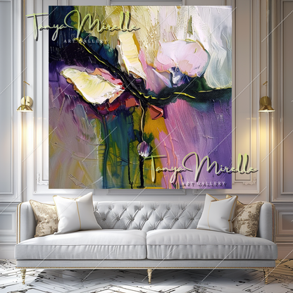 Abstract Contemporary Oil Painting, Large Wall Decor #215