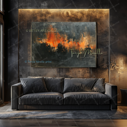 Force of Nature – Contemporary Industrial Design Canvas Wall Art