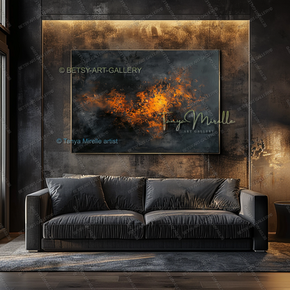 Force of Nature – Contemporary Industrial Design Canvas Wall Art