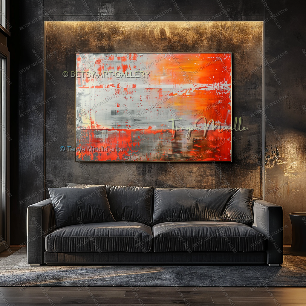 Tectonic Shift - Luxury Interior Artwork for Executive Offices