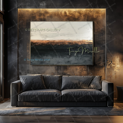 Structural Break - Luxury Interior Artwork for Modern Living Rooms