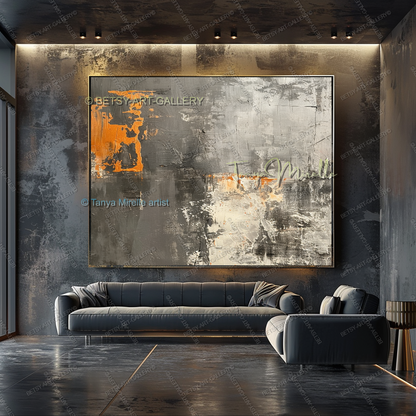 Engineered Silence – Industrial Abstract Canvas Wall Decor