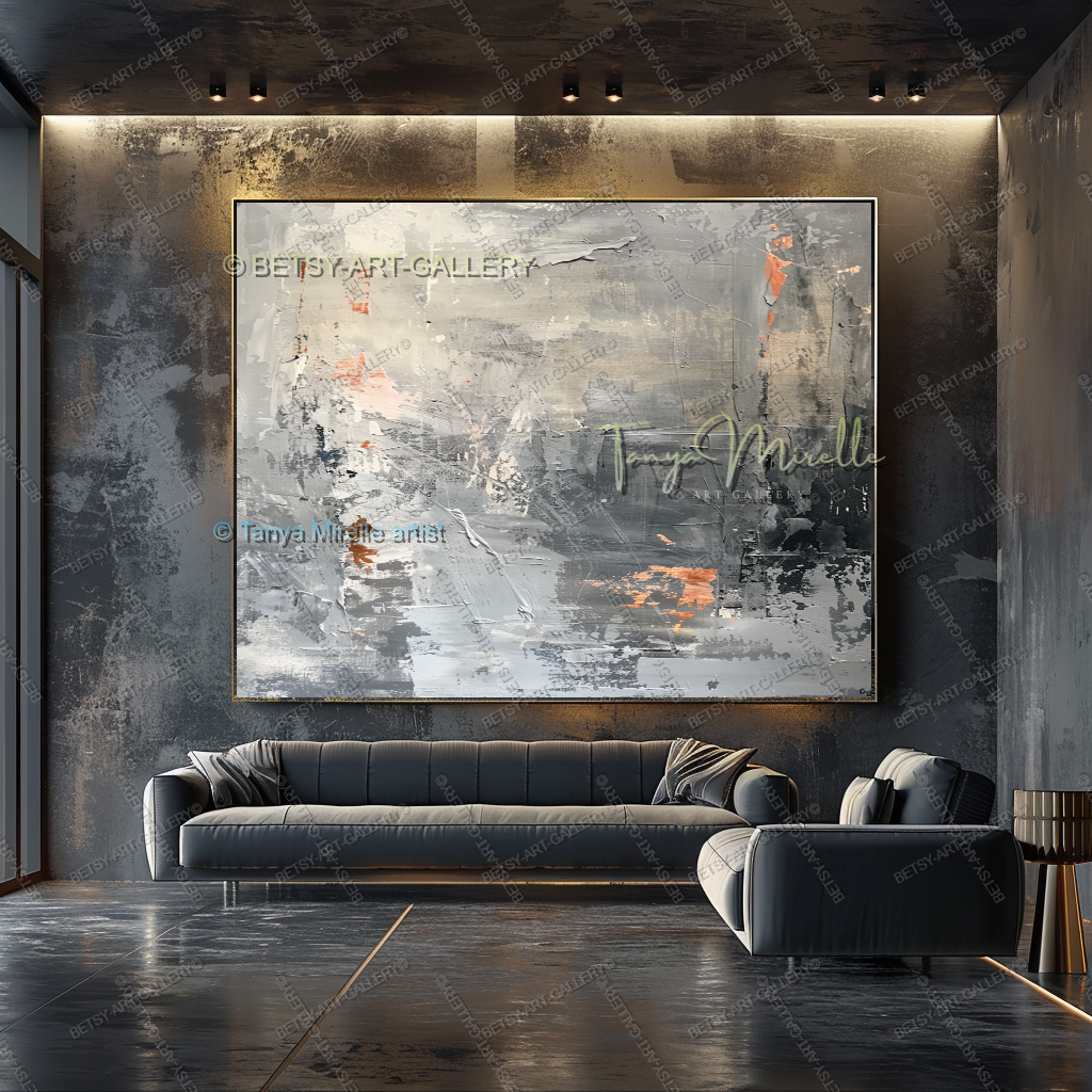 Engineered Silence – Industrial Abstract Canvas Wall Decor
