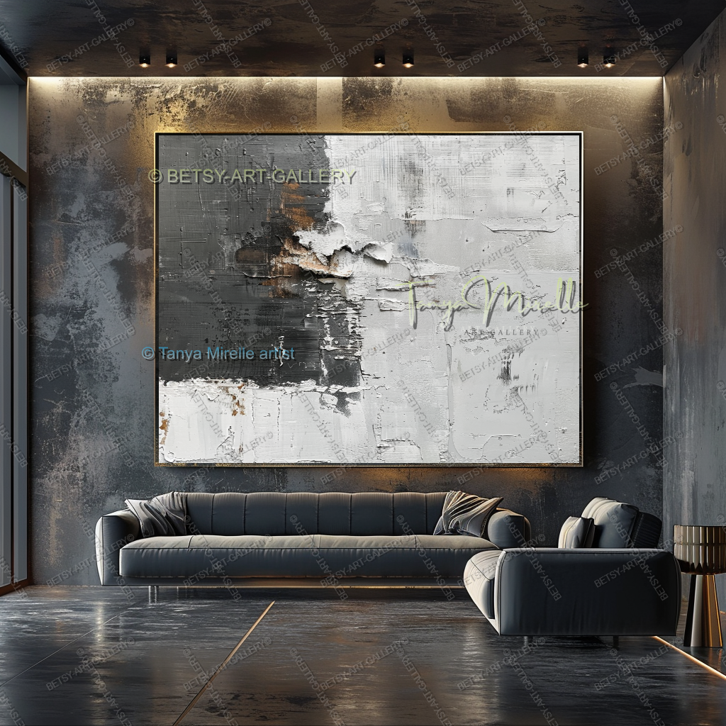 Structural Rhythm - Industrial Sophistication Abstract Wall Art