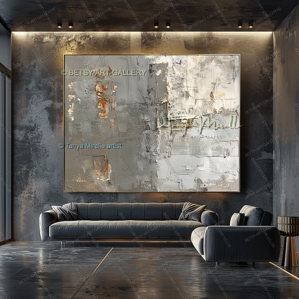 Structural Rhythm - Industrial Sophistication Abstract Wall Art