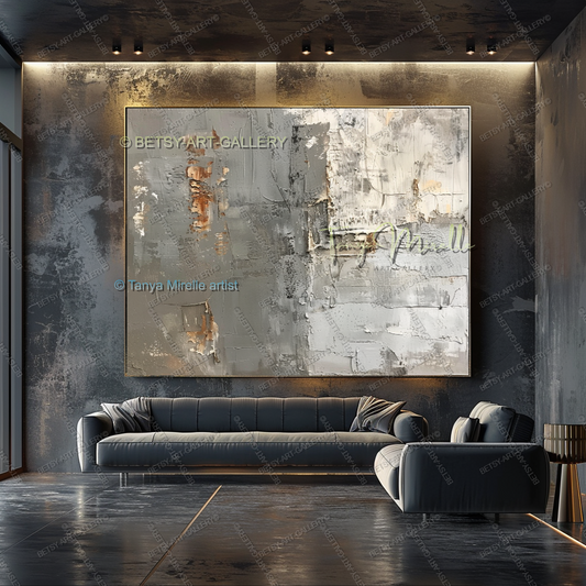 {{ product.title }} canvas artwork by Tanya Mirelle – modern wall decor – original artwork for home, living room, office, or gallery