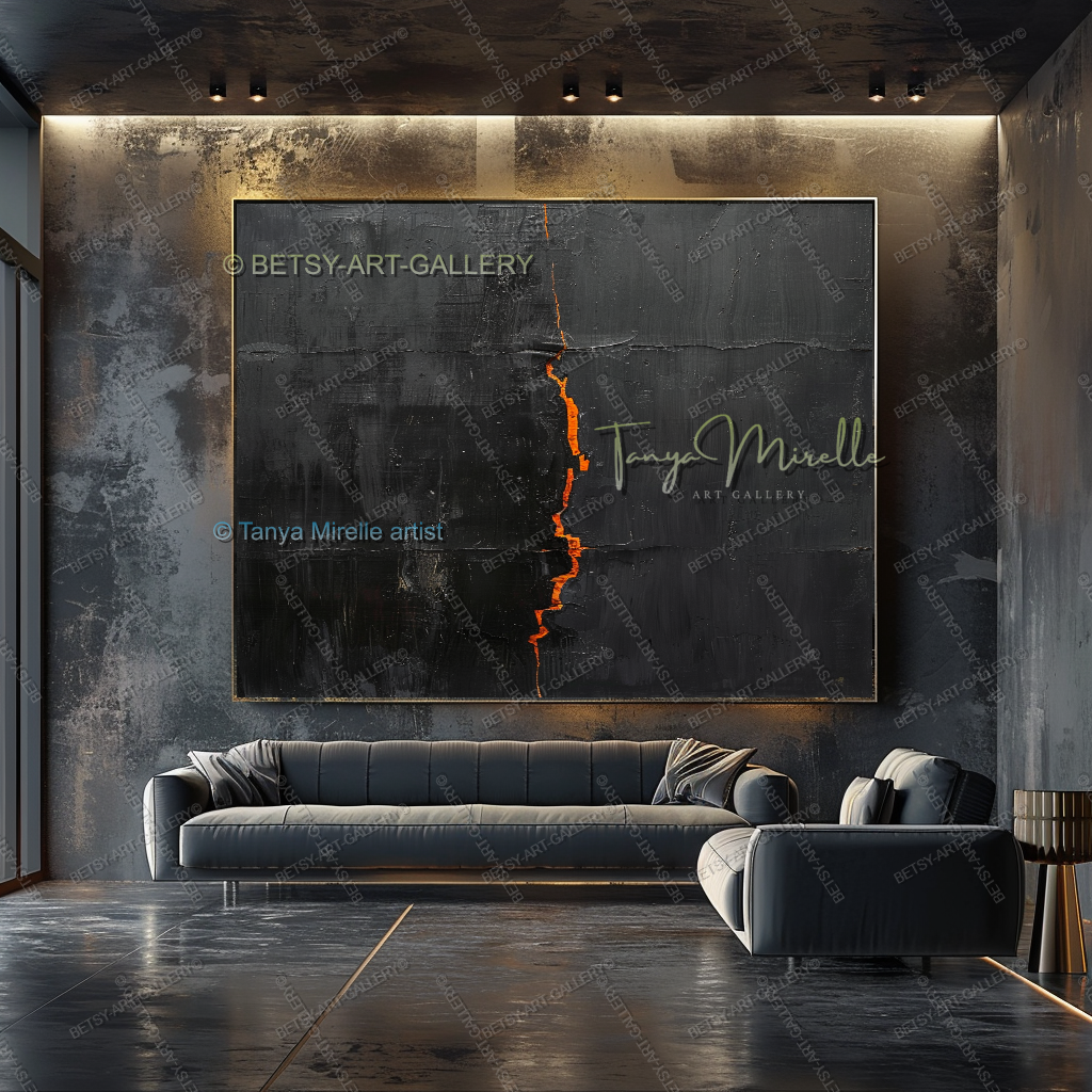 Inner Fracture - Luxury Interior Artwork Abstract Canvas Wall Decor