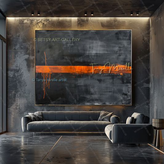 {{ product.title }} canvas artwork by Tanya Mirelle – modern wall decor – original artwork for home, living room, office, or gallery