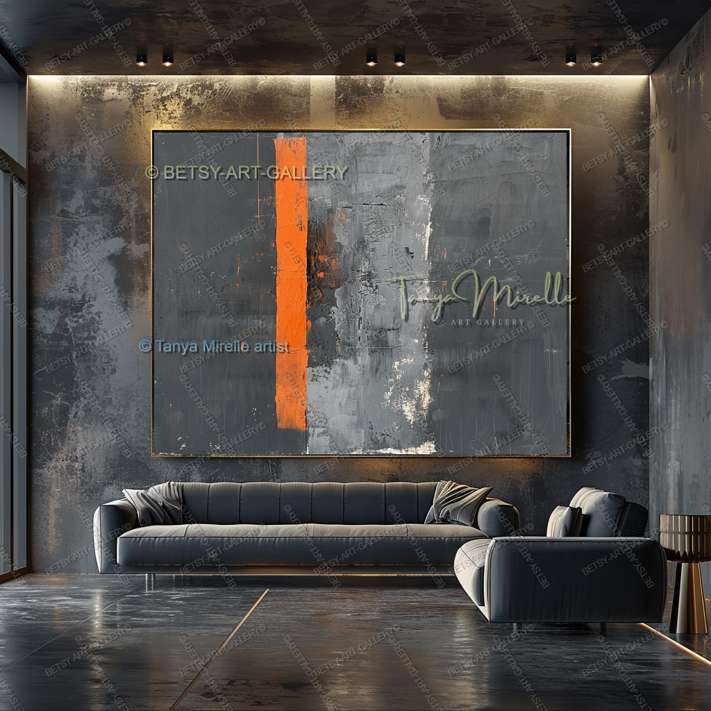 Pulse Line - Masculine luxury Lofts Abstract Artwork
